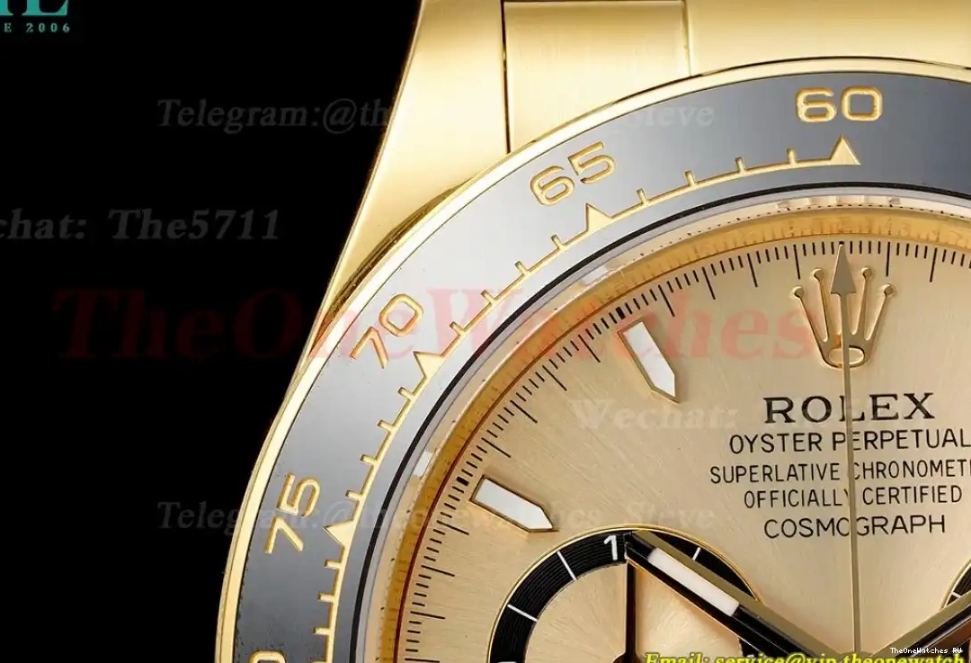 RU Heavy Daytona SH4131 Dial APS 126518 Clone(Tungsten Super 40mm Gold Version) YG 0331